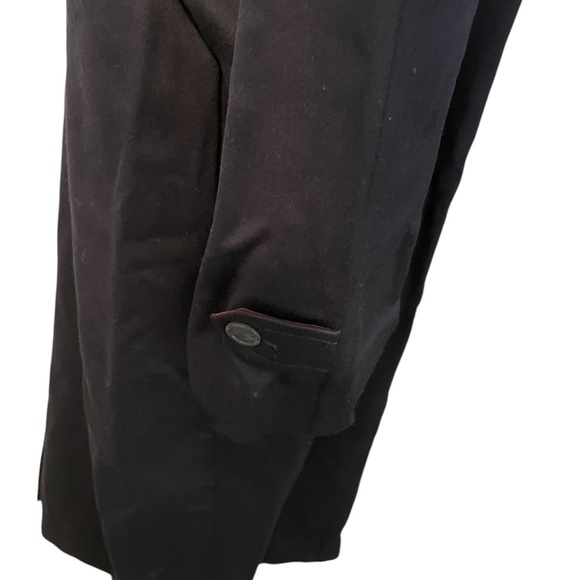 Harve‎ Benard Wool Women's Trench Coat, Navy Blue, Size 12 - Picture 12 of 14